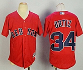 Youth Boston Red Sox #34 David Ortiz Red New Cool Base Jersey,baseball caps,new era cap wholesale,wholesale hats